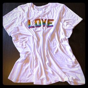Lane Bryant 26/28 LOVE t-shirt